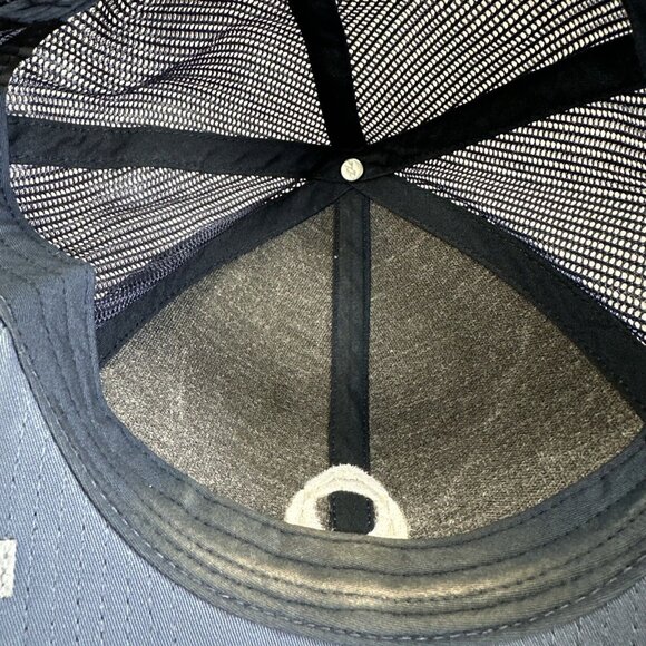 Travis Mathew Golf Snapback Trucker Hat Ball Cap Embroidered Blue Embroidery - Picture 9 of 9